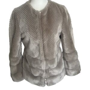 MELANIE Lyne Faux Fur Jacket
